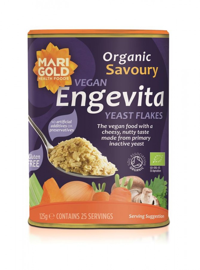 Marigold Organic Engevita Nutritional Yeast Flakes 125g