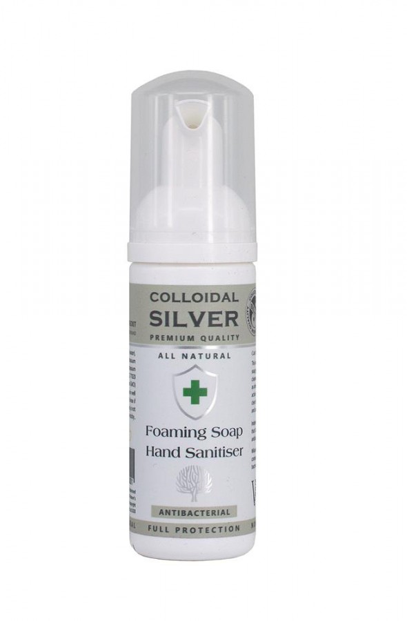 Natures Greatest Secret Colloidal Silver Foaming Soap Hand Sanitiser 60ml