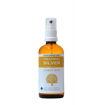 Natures Greatest Secret Amber 80% Colloidal Silver Spray 100ml