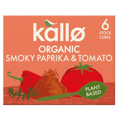 Kallo Smoky Paprika Stock Cubes 66g