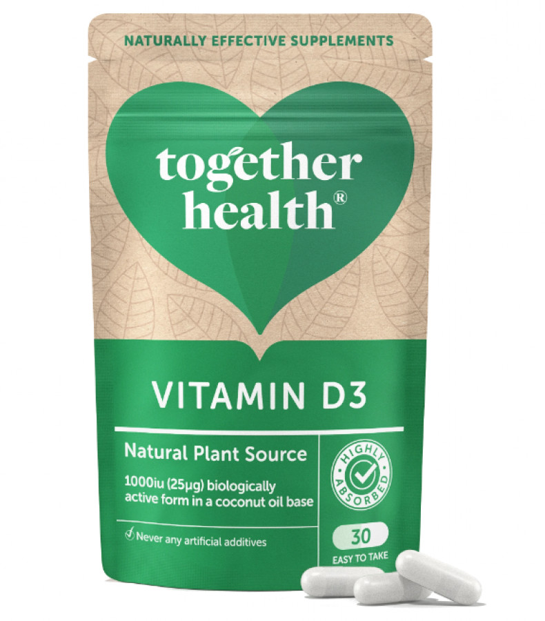 Together Vegan Vitamin D3 30 Capsules