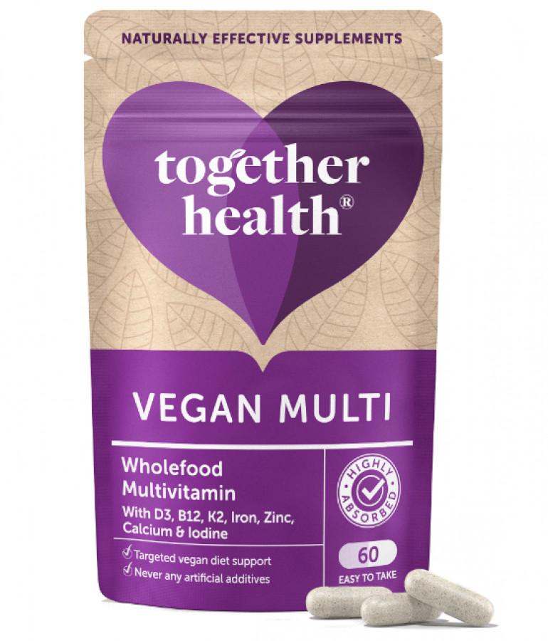 Together WholeVit B12 Multivitamins & Minerals 60 Capsules