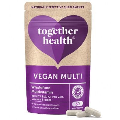 Together WholeVit B12 Multivitamins & Minerals 60 Capsules