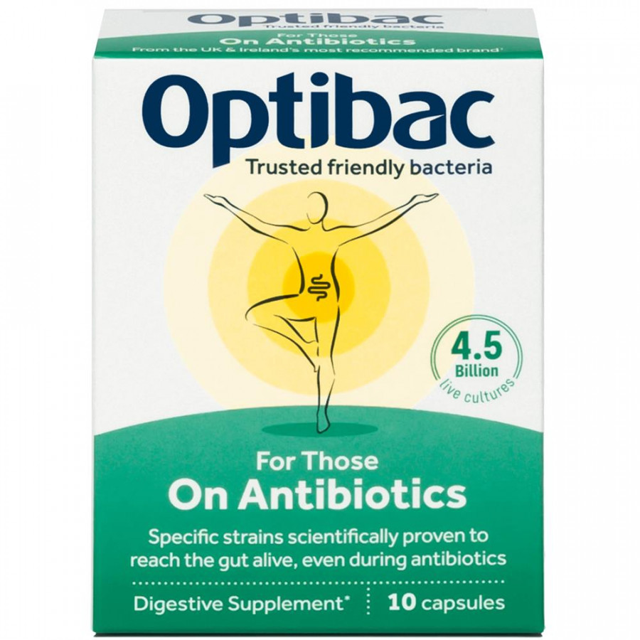 Optibac Probiotic for Those on Antibiotics 10 Capsules