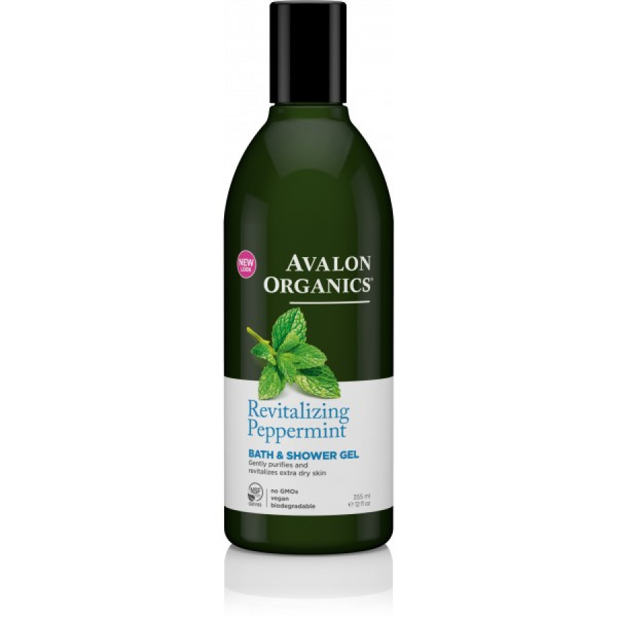 Avalon Organics Peppermint Bath & Shower 350ml