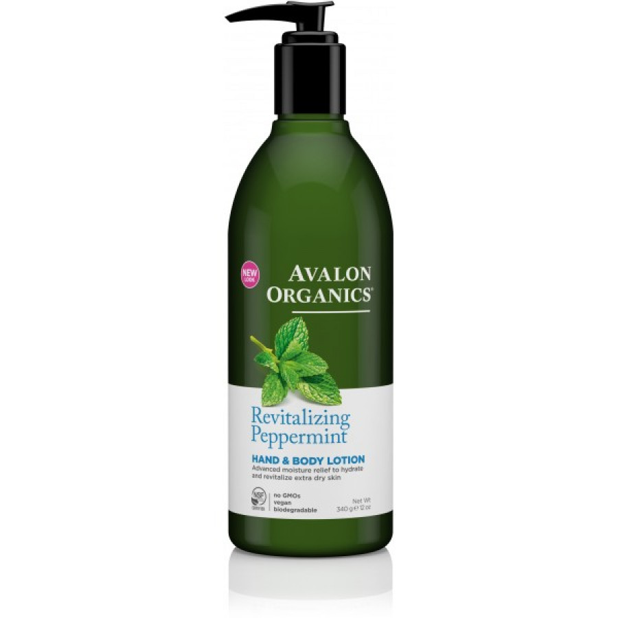 Avalon Organics Peppermint Hand & Body Lotion 340g