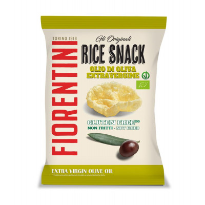 Fiorentini Organic Rice Snack with Olive Oil 40g