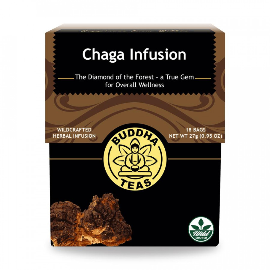 Buddha Teas Chaga Infusion - 18 Bags