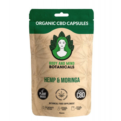 Body & Mind Botanical Hemp & Moringa CBD 90 Capsules