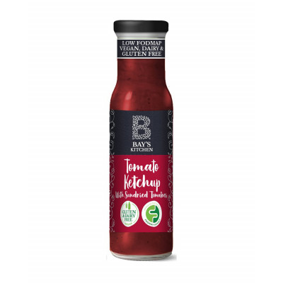 Bays Kitchen Low FODMAP Tomato Ketchup with Sundried Tomatoes 270g - Pack of 2