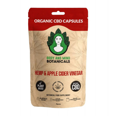 Body & Mind Botanical Hemp & Apple Cider Vinegar CBD 90 Capsules