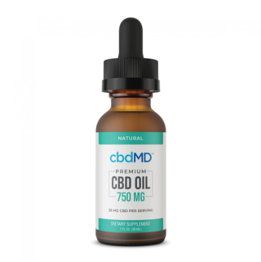 cbdMD Broad Spectrum 750mg Natural CBD Oil 30ml