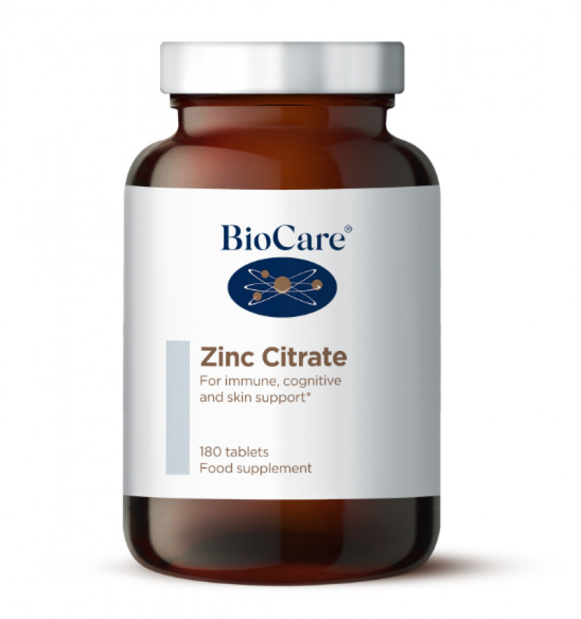 BioCare Zinc Citrate 180 Tablets