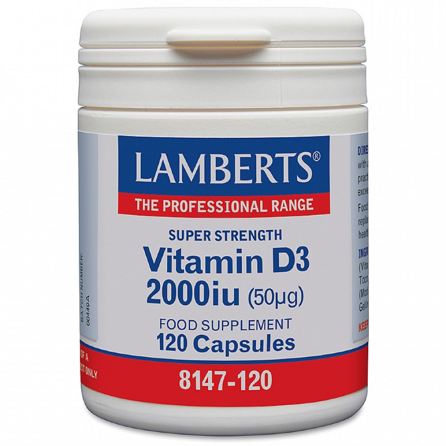 Lamberts Vitamin D3 2000iu 120 Capsules