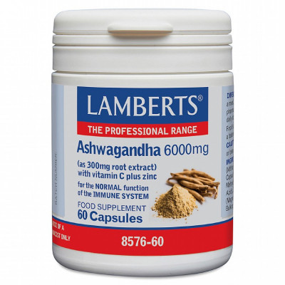 Lamberts Ashwagandha 6000mg 60 Capsules