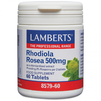 Lamberts Rhodiola Rosea 500mg 60 Tablets