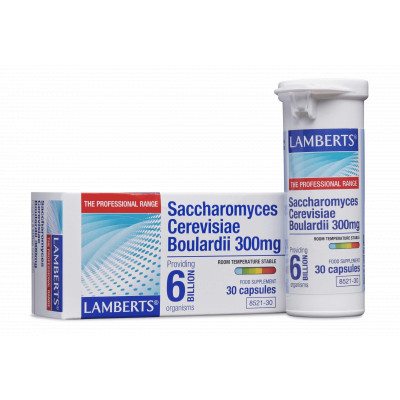 Lamberts Saccrharomyces Cerevisiae Boulardii 300mg 30 Capsules