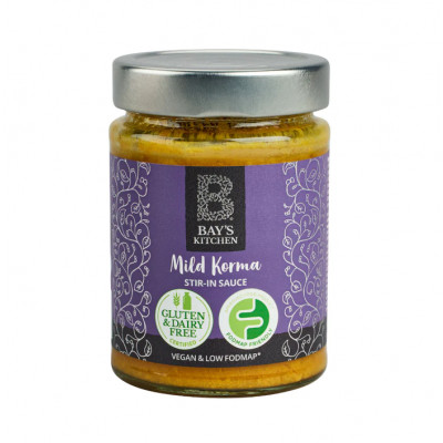 Bays Kitchen Low FODMAP Vegan Mild Korma Stir-in Sauce 260g - Pack of 2