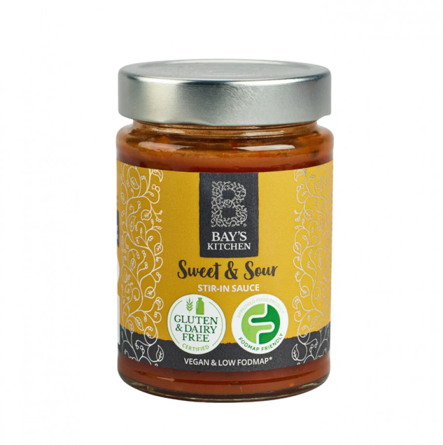 Bays Kitchen Low FODMAP Vegan Sweet & Sour Stir-in Sauce 260g - Pack of 2