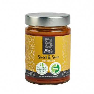 Bays Kitchen Low FODMAP Vegan Sweet & Sour Stir-in Sauce 260g - Pack of 2