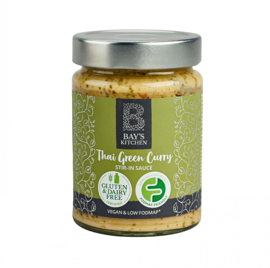 Bays Kitchen Low FODMAP Vegan Thai Green Curry Stir-in Sauce 260g - Pack of 2