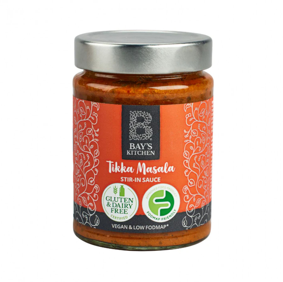 Bays Kitchen Low FODMAP Vegan Tikka Masala Stir-in Sauce 260g - Pack of 2