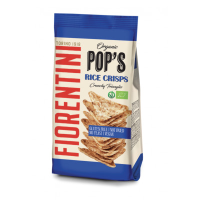 Fiorentini Organic Pop's Rice Crisps 100g - Pack of 4