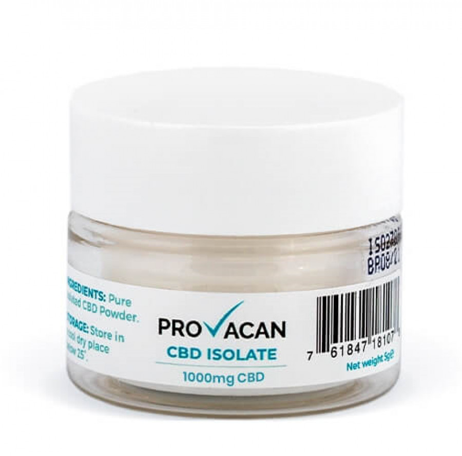 Provacan CBD 1000mg Isolate Pure Powder 1g