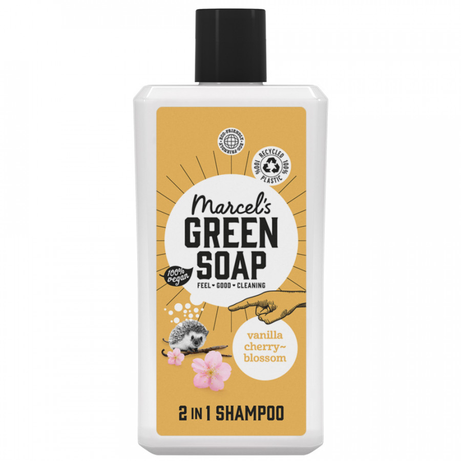 Marcels Green Soap Vanilla & Cherry 2 in 1 Shampoo 500ml