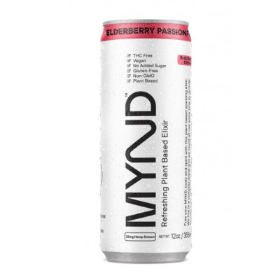 Mynd Elderberry & Passionfruit CBD Drink 355ml