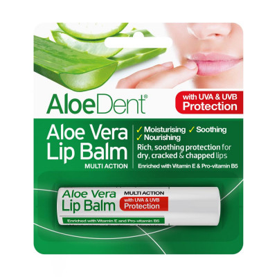 AloeDent Aloe Vera Lip Balm 4g