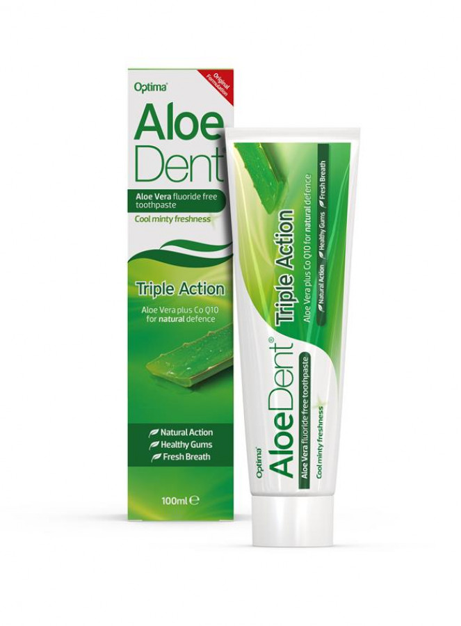 AloeDent Aloe Vera Triple Action Toothpaste 100ml