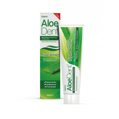 AloeDent Aloe Vera Triple Action Toothpaste 100ml