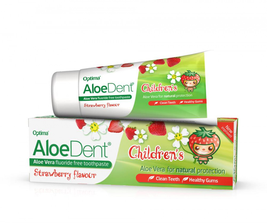 AloeDent Childrens Strawberry Toothpaste 50ml