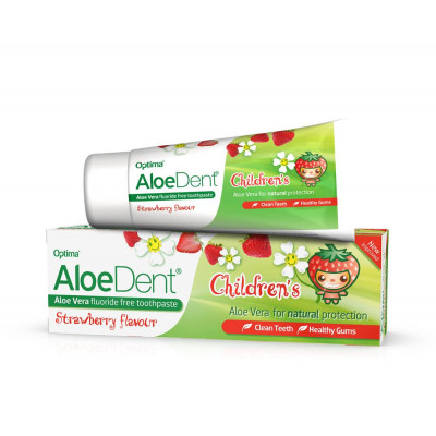 AloeDent Childrens Strawberry Toothpaste 50ml