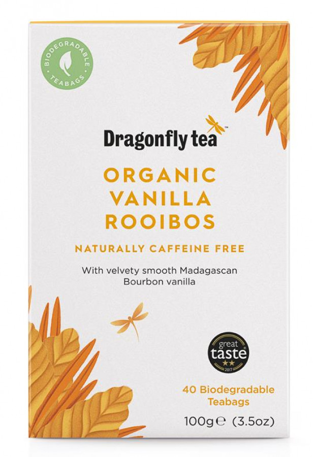 Dragonfly Tea Rooibos Vanilla Tea 40 Teabags