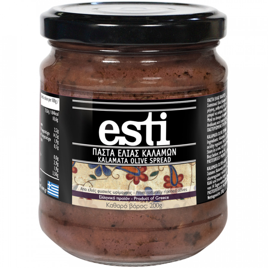 Esti Organic Kalamata Olive Spread 200g