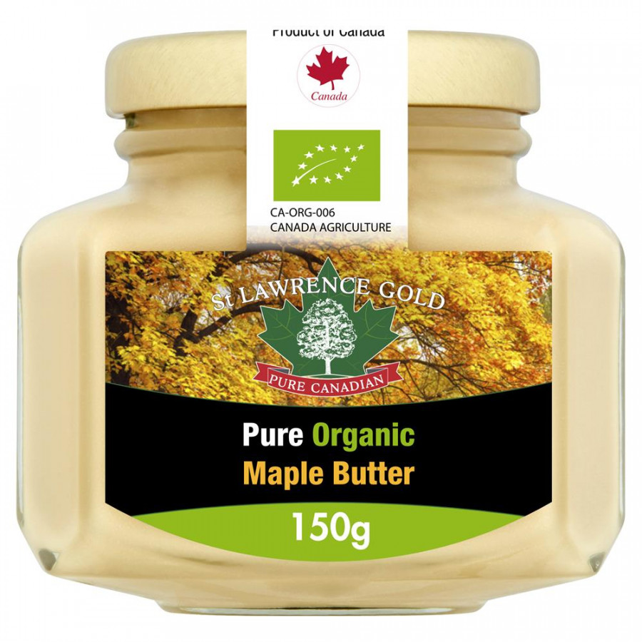 St Lawrence Gold Pure Organic Maple Butter 150g