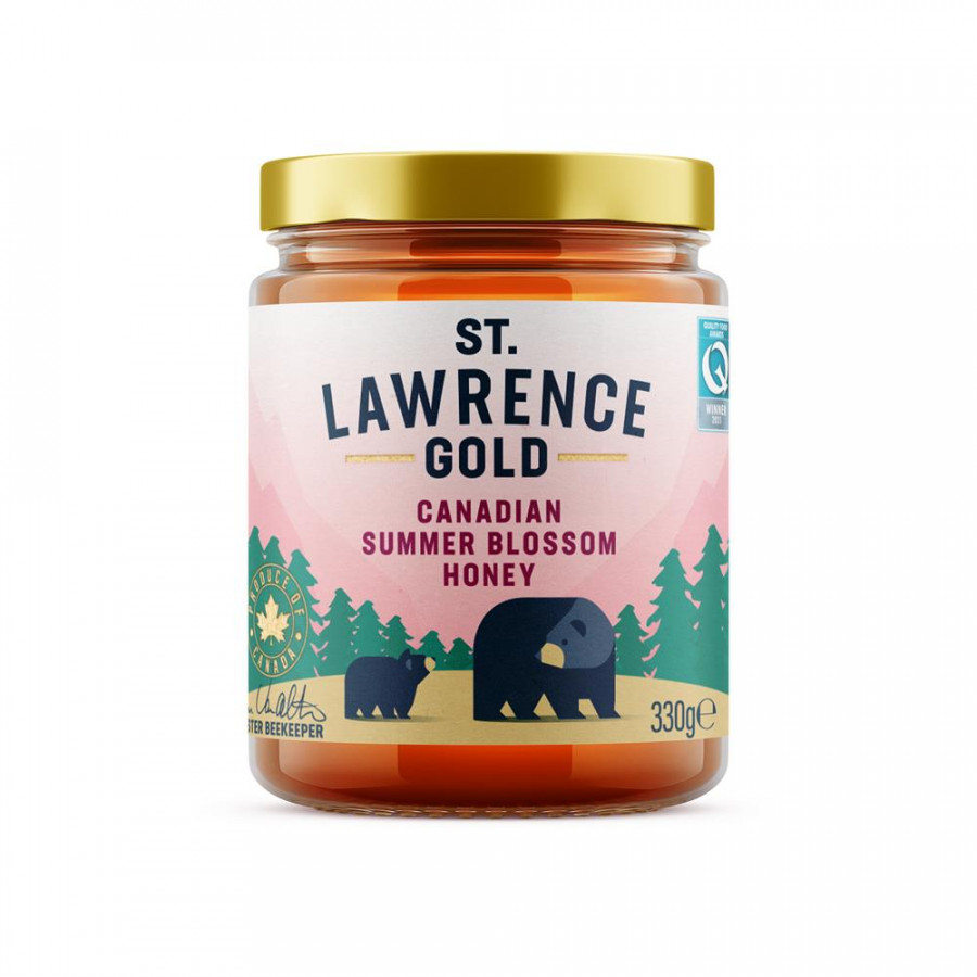 St Lawrence Gold Summer Blossom Honey 330g