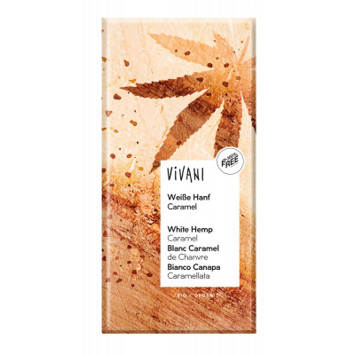 Vivani Organic White Hemp Caramel Chocolate 80g - Pack of 5