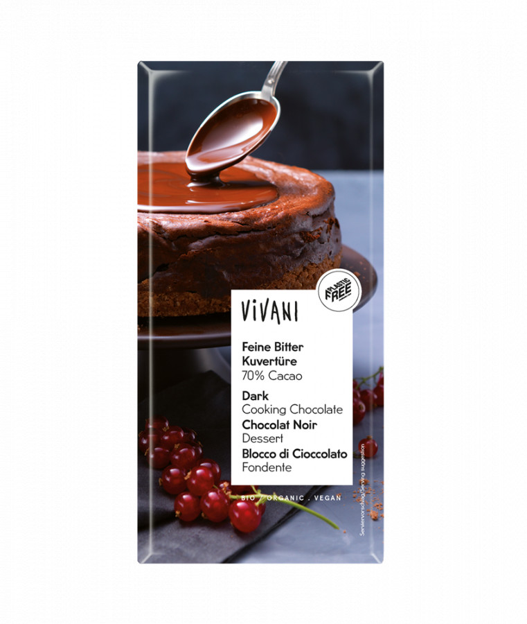 Vivani Organic Dark Cooking Chocolate 200g - Pack of 5