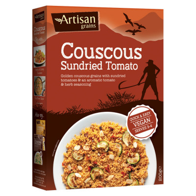 Artisan Grains Sundried Tomato Couscous 200g - Pack of 2