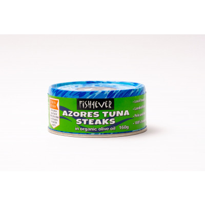 Fish4Ever Azores Tuna Steaks in Olive Oil 160g