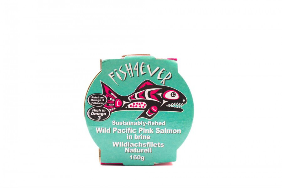 Fish4Ever Wild Pacific Pink Salmon in Brine 160g