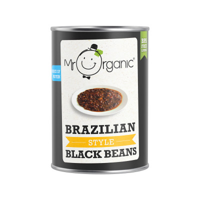 Mr Organic Brazilian Style Black Beans 400g