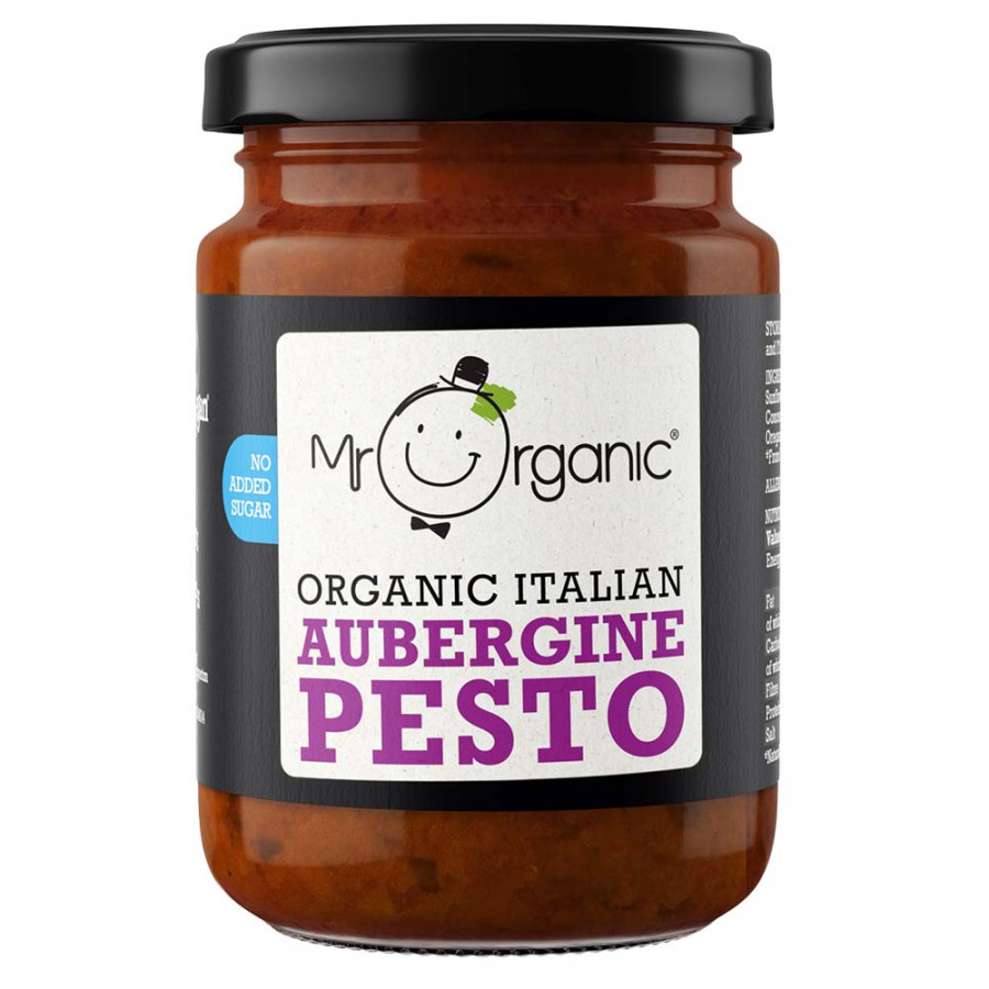 Mr Organic Aubergine Pesto 180g