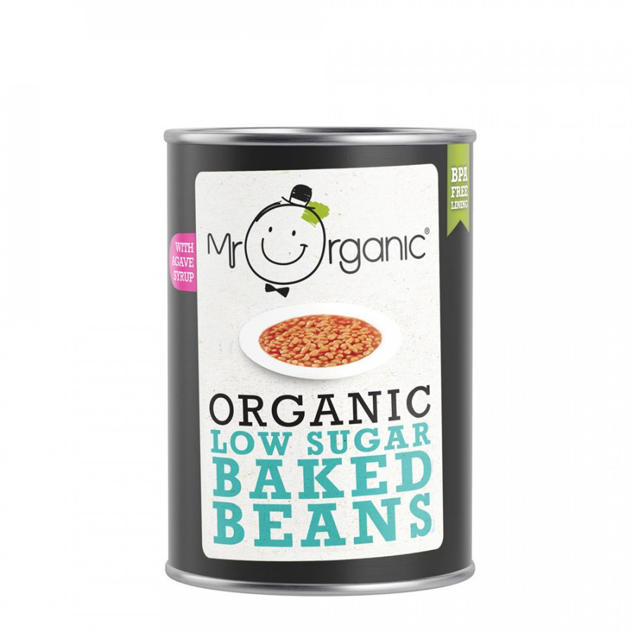 Mr Organic Low Sugar Baked Beans 400g