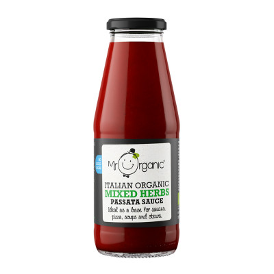 Mr Organic Mixed Herbs Passata Sauce 400g