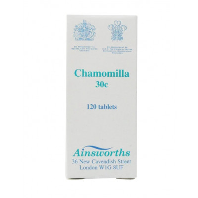 Ainsworths Chamomilla 30C - 120 Tablets