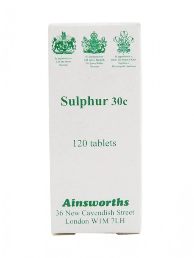 Ainsworths Sulphur 30C - 120 Tablets